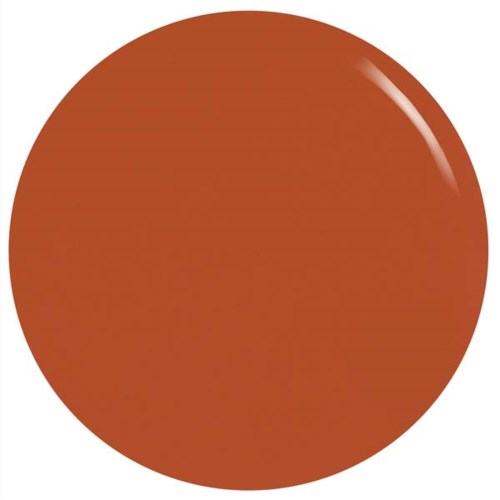 Ett runt, brunt-orange föremål med en ljus reflektion på övre högra sidan.