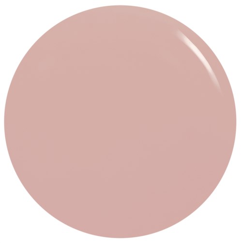 En glänsande, rosa, cirkulär sak med en ljus reflektion upptill till höger.