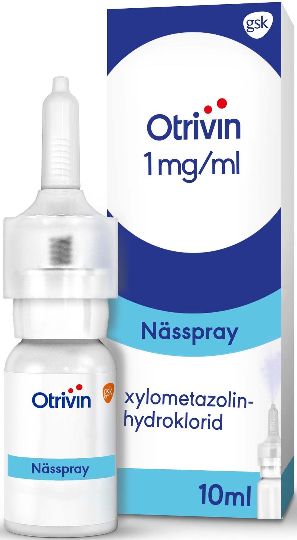 Otrivin Nässpray 1mg/ml 10 ml 