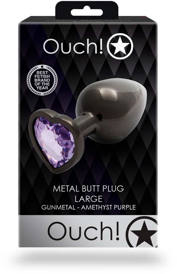 Ouch! by Shots Heart Gem Butt Plug Large | lyko.com Ouch! by Shots Heart Gem Butt Plug Large | lyko.com
