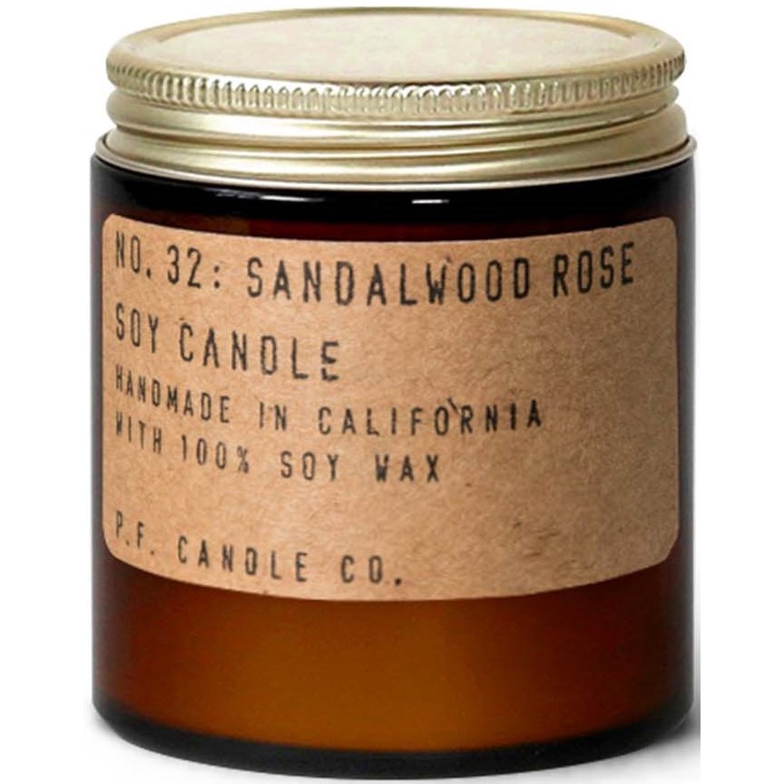P.F. Candle Co. Sandalwood Rose Soy Candle Mini 99 g