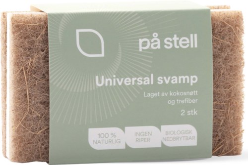 På Stell Universal Svamp Cellulose/Kokos 2 pcs