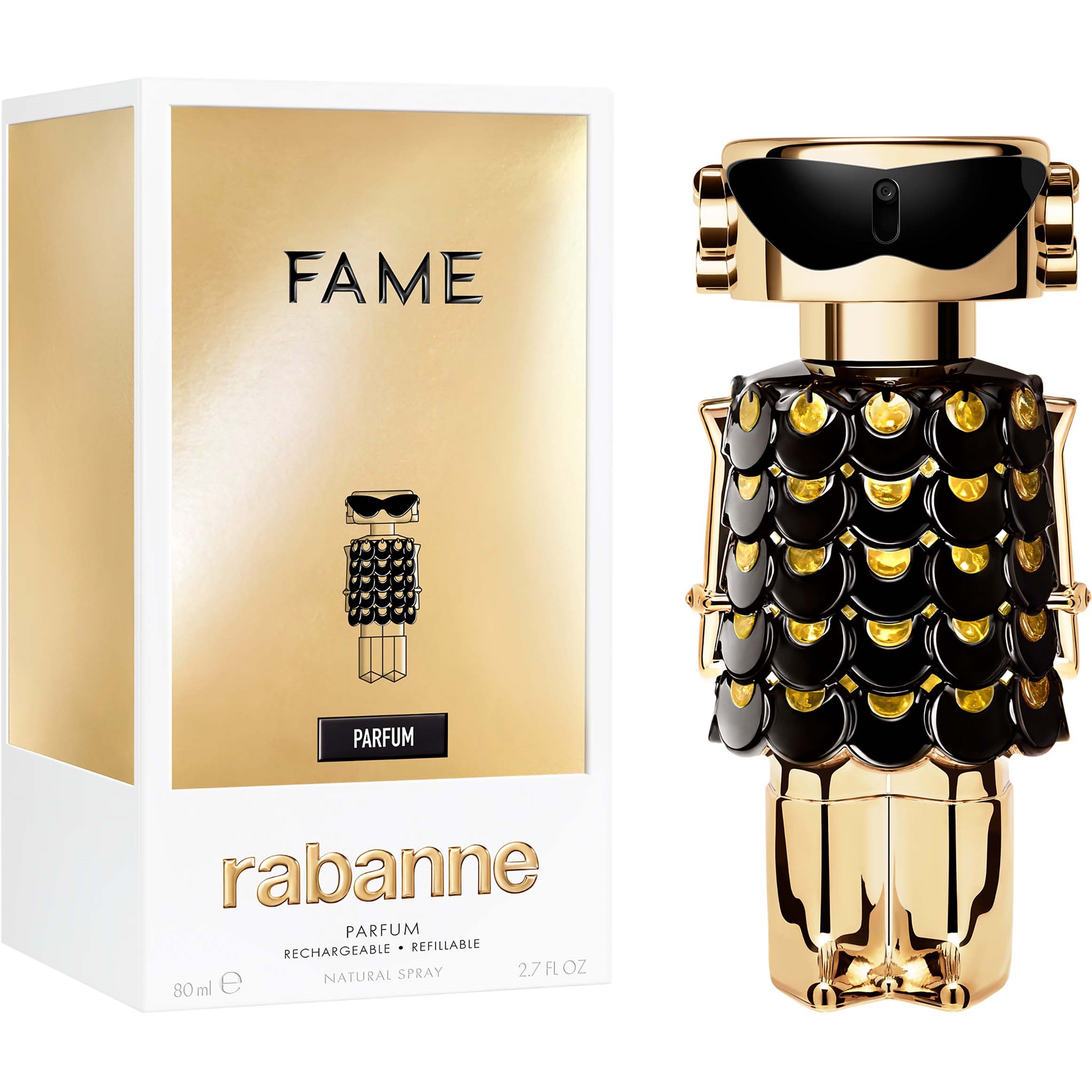 Alternativ bild 1 för Rabanne Fame Parfum Refillable 80 ml