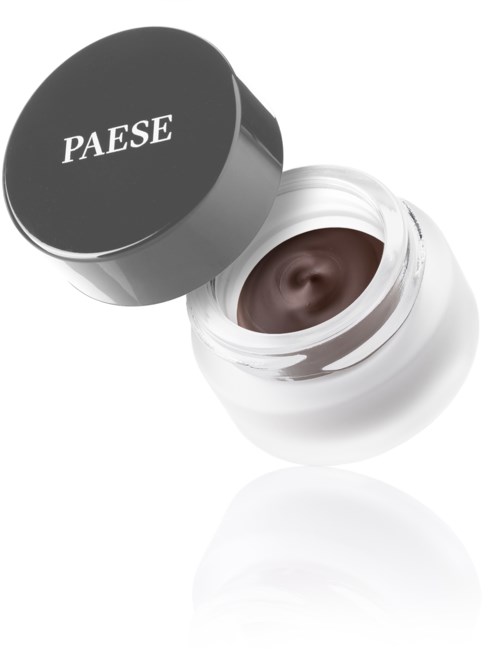 Ett kryddglas med mörk kräm inuti och en svart lock med texten 'PAESE'.