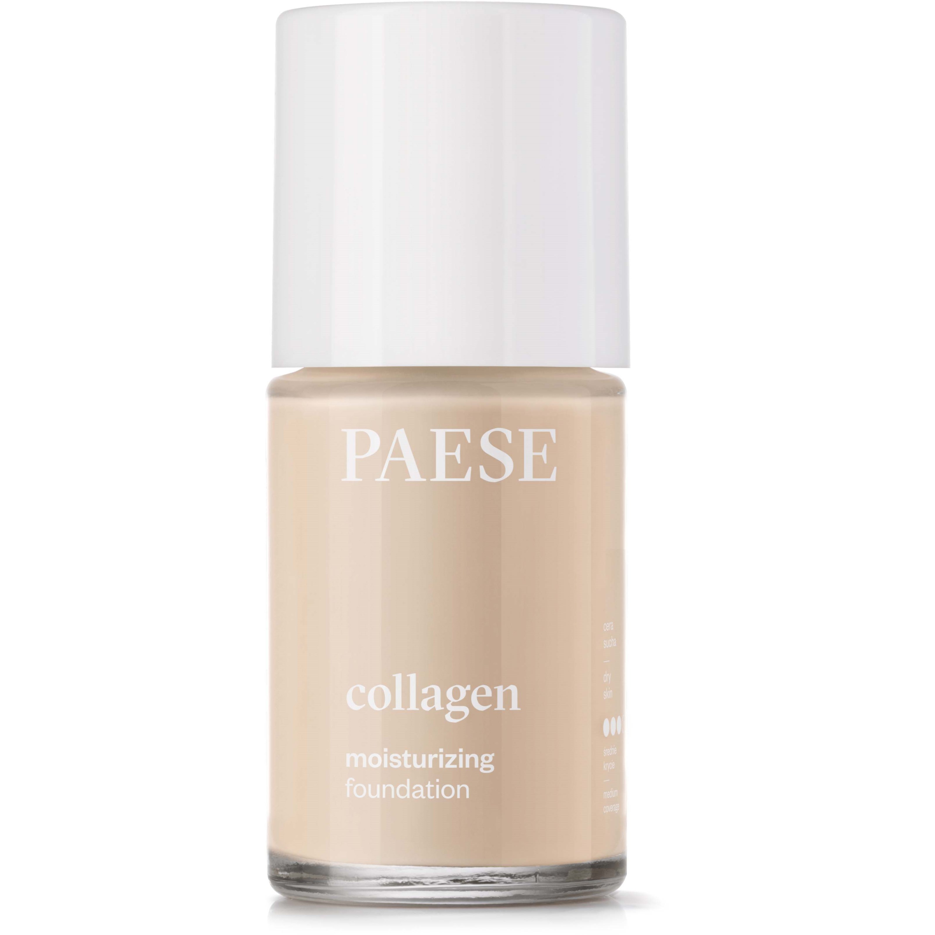 PAESE Collagen Foundation with pump 301C Nude