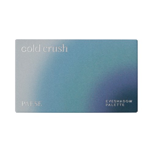 En blå øyenskygge-palett kalt 'Cold Crush' fra PAESE.