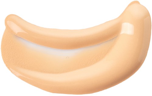 Ein Zahnprothese oder Zahnkrone, gebogen und beige, zum Ersetzen fehlender Zähne. Es wirkt glatt und realistisch.