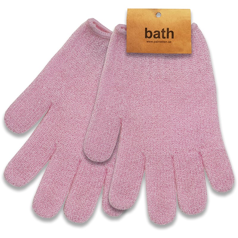 Palmetten Massagehandske 2-pack Lyserød Light Pink