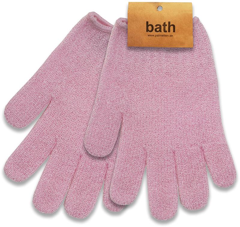 Palmetten Massage Glove 2-pack Light Pink