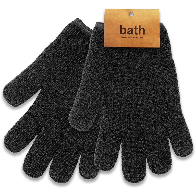 Bilde av Palmetten Massage Glove 2-pack Black