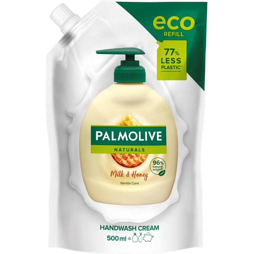 Läs mer om Palmolive Hand Wash Refill Milk & Honey 500 ml