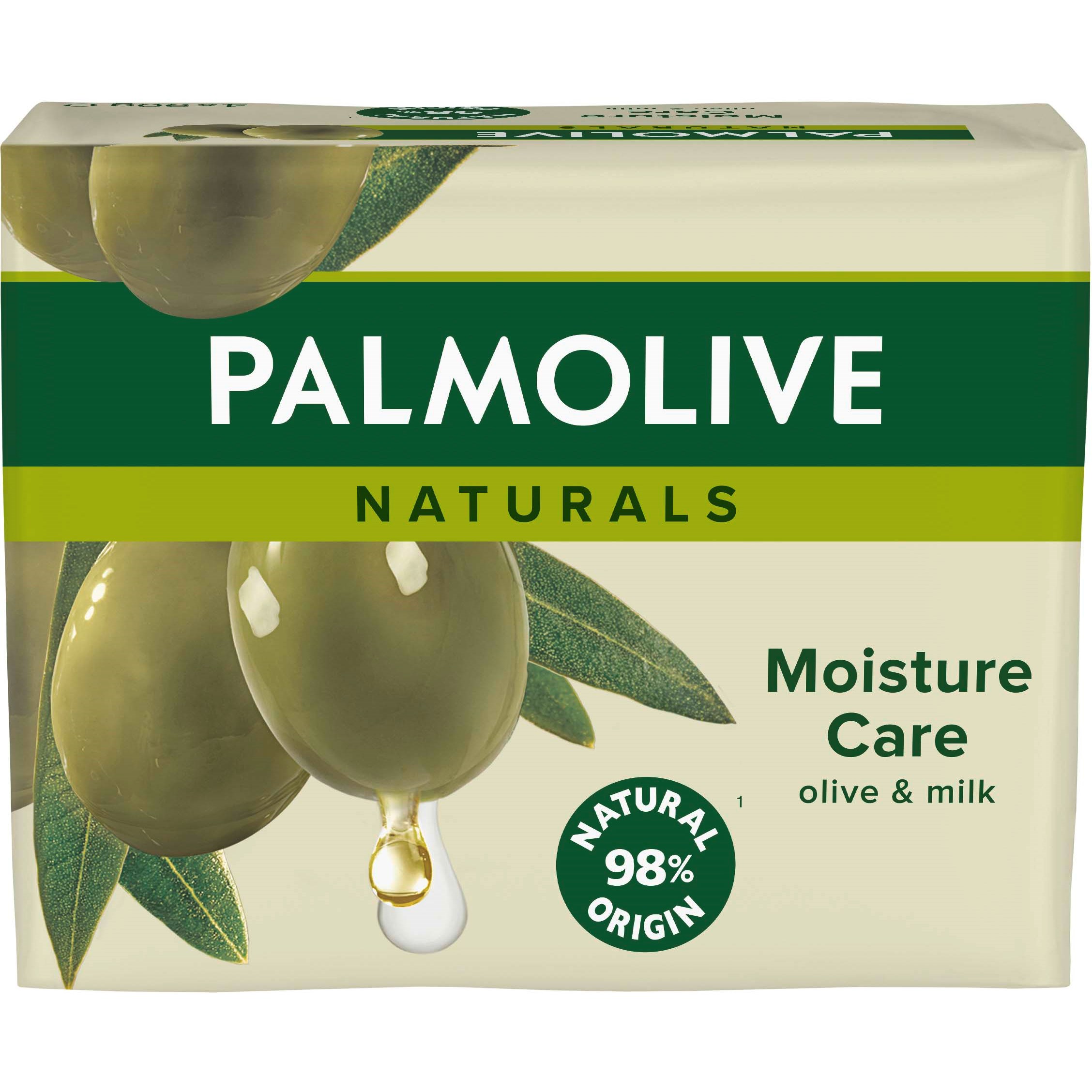 Palmolive Solid Soap Moisture Care Olive & Milk 4 x 90 g