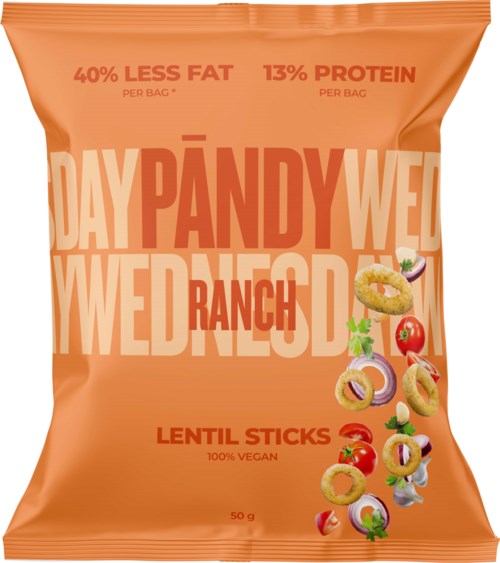 Pändy Lentil Rings Ranch 50 g