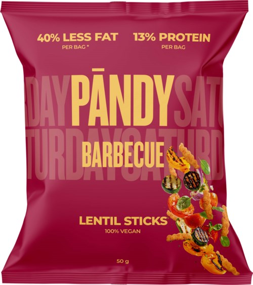 Pändy Lentil Sticks Barbecue 50 g