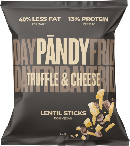 Pändy Lentil Sticks Truffle & Cheese 50 g