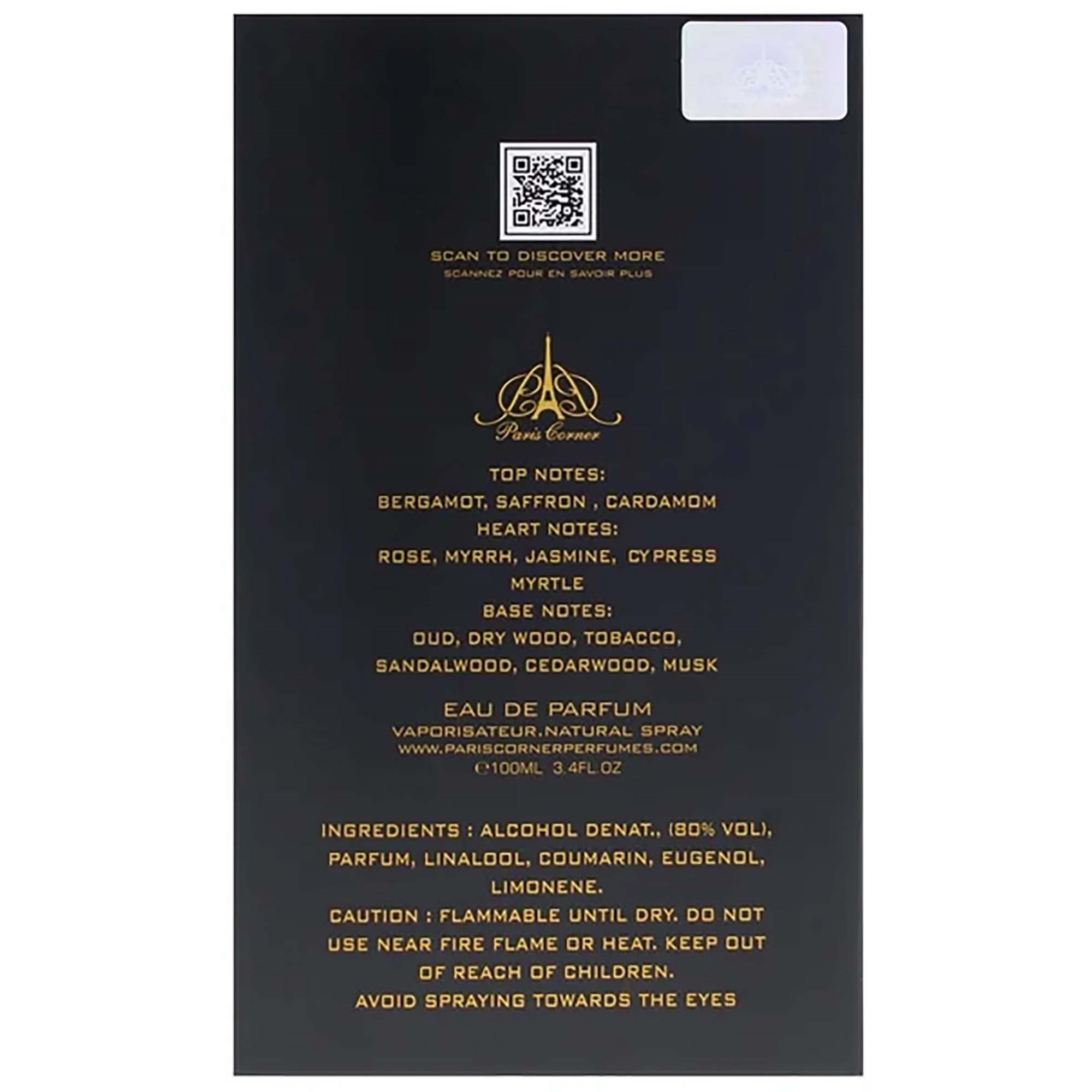 Paris Corner Confidential Eau de Parfum 100 ml (obrázok 5)