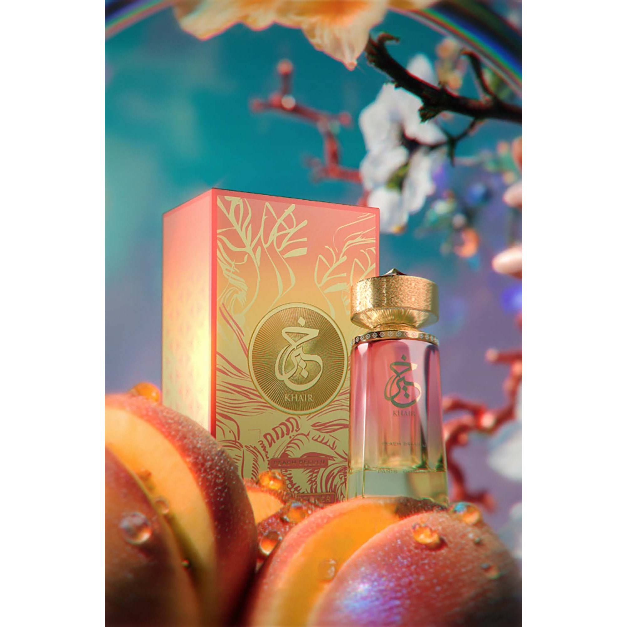 Paris Corner Khair Peach Delulu Eau de Parfum 100 ml (obrázok 4)
