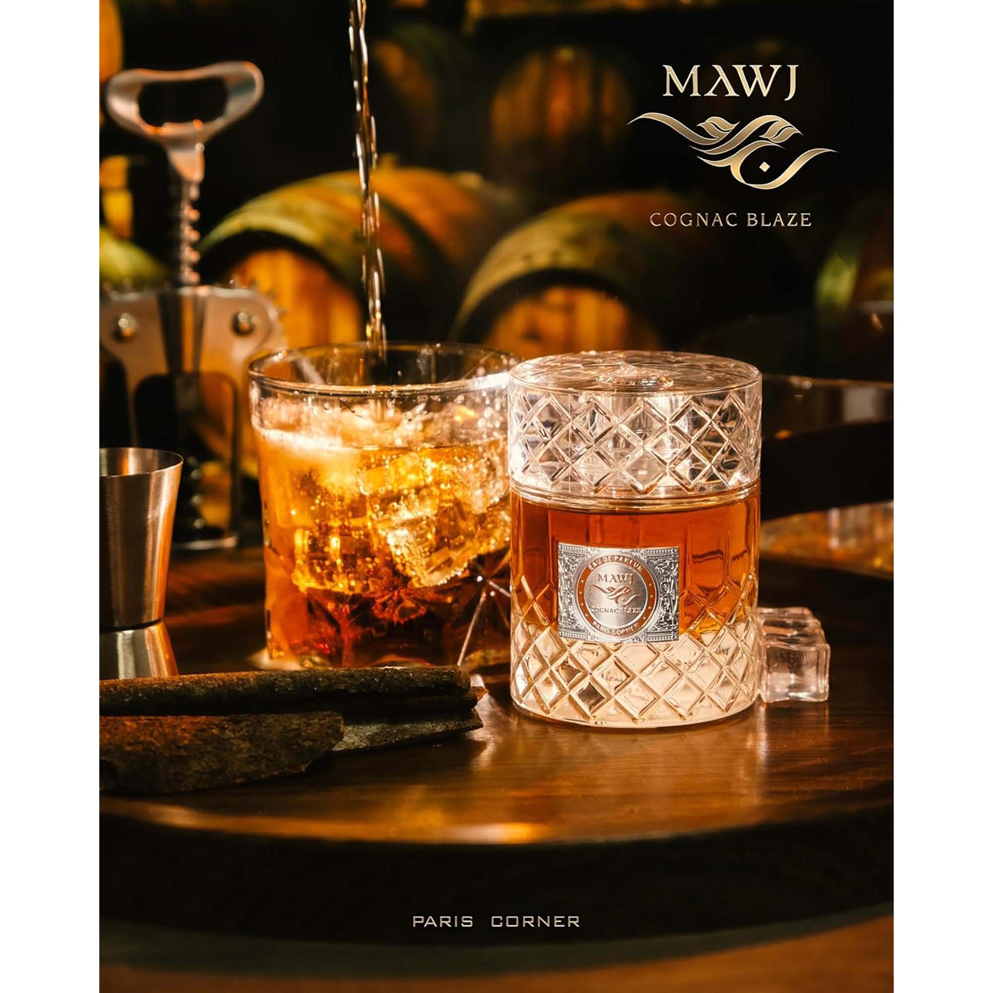 Paris Corner Mawj Cognac Blaze Eau de Parfum 100 ml (obrázok 3)