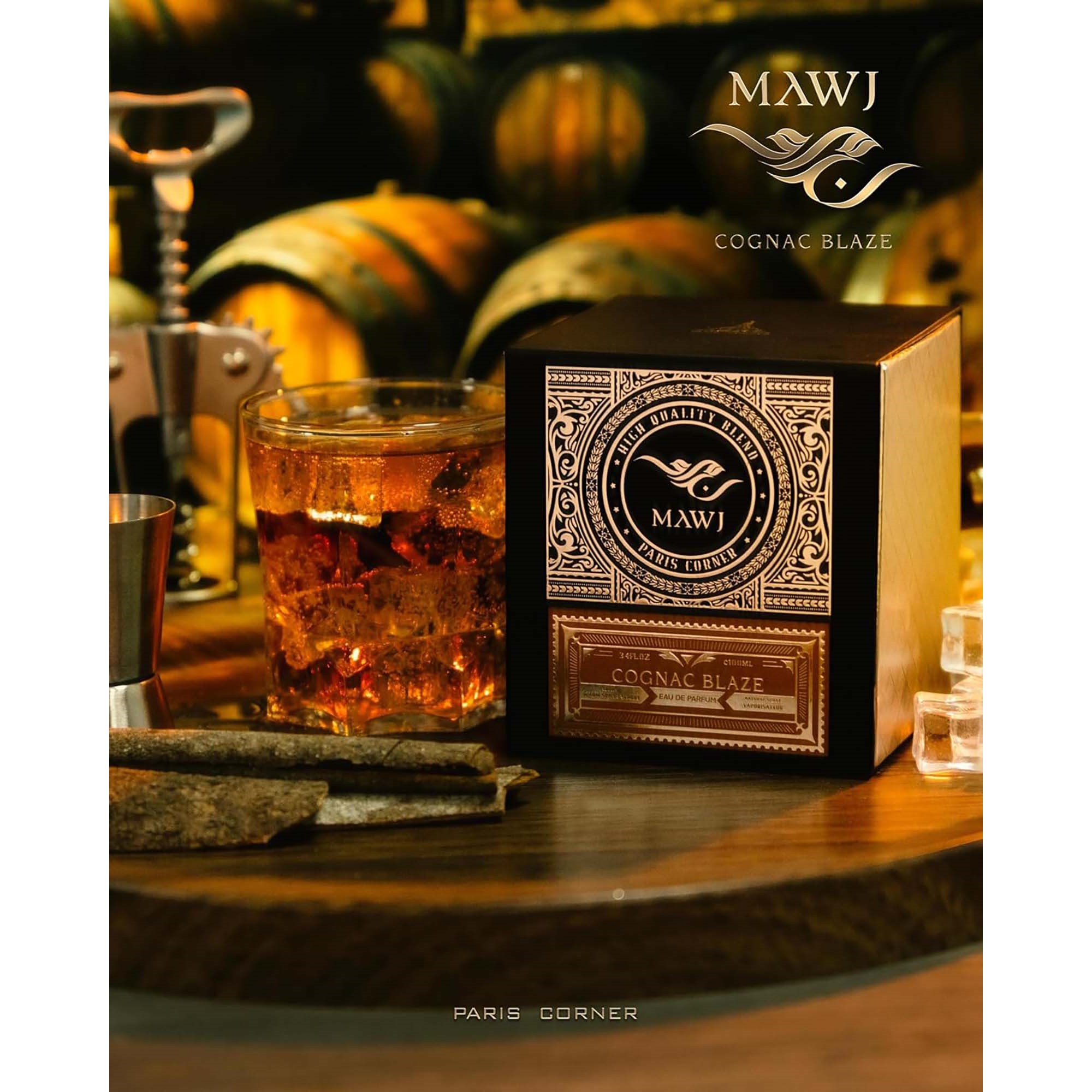 Paris Corner Mawj Cognac Blaze Eau de Parfum 100 ml (obrázok 5)
