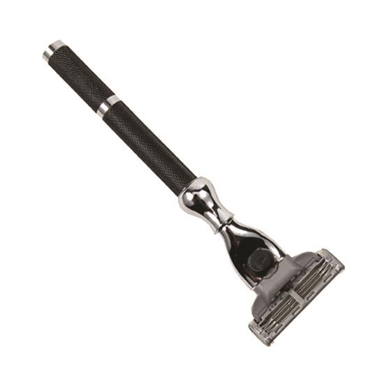 Parker Shaving 42M - Black & Chrome Mach 3 Compatible Handle Razor ...