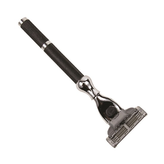 Parker Shaving 42M - Black & Chrome Mach 3 Compatible Handle Razo billede