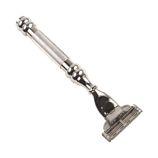 Parker Shaving 43M – Heavyweight Chrome Handle Mach 3 Compatible Razor