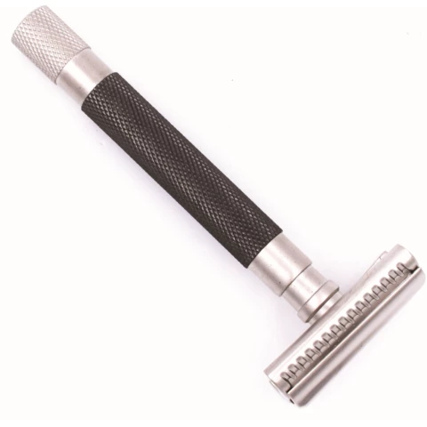 Parker Shaving 55SL-GR - Semi-Slant 3 Piece Safety Razor - Graphite från Parker Shaving