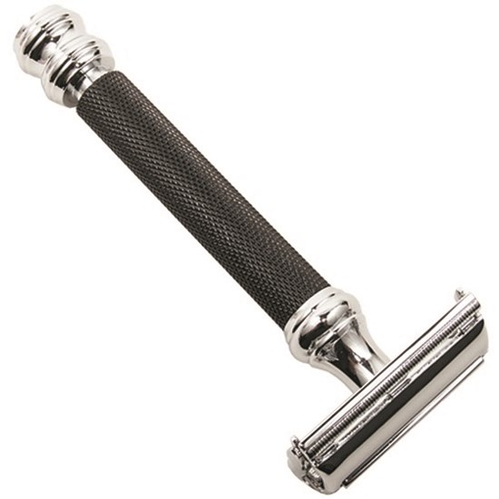 Läs mer om Parker Shaving 76R- Ultra Heavyweight Black & Chrome Handle Buterfly O