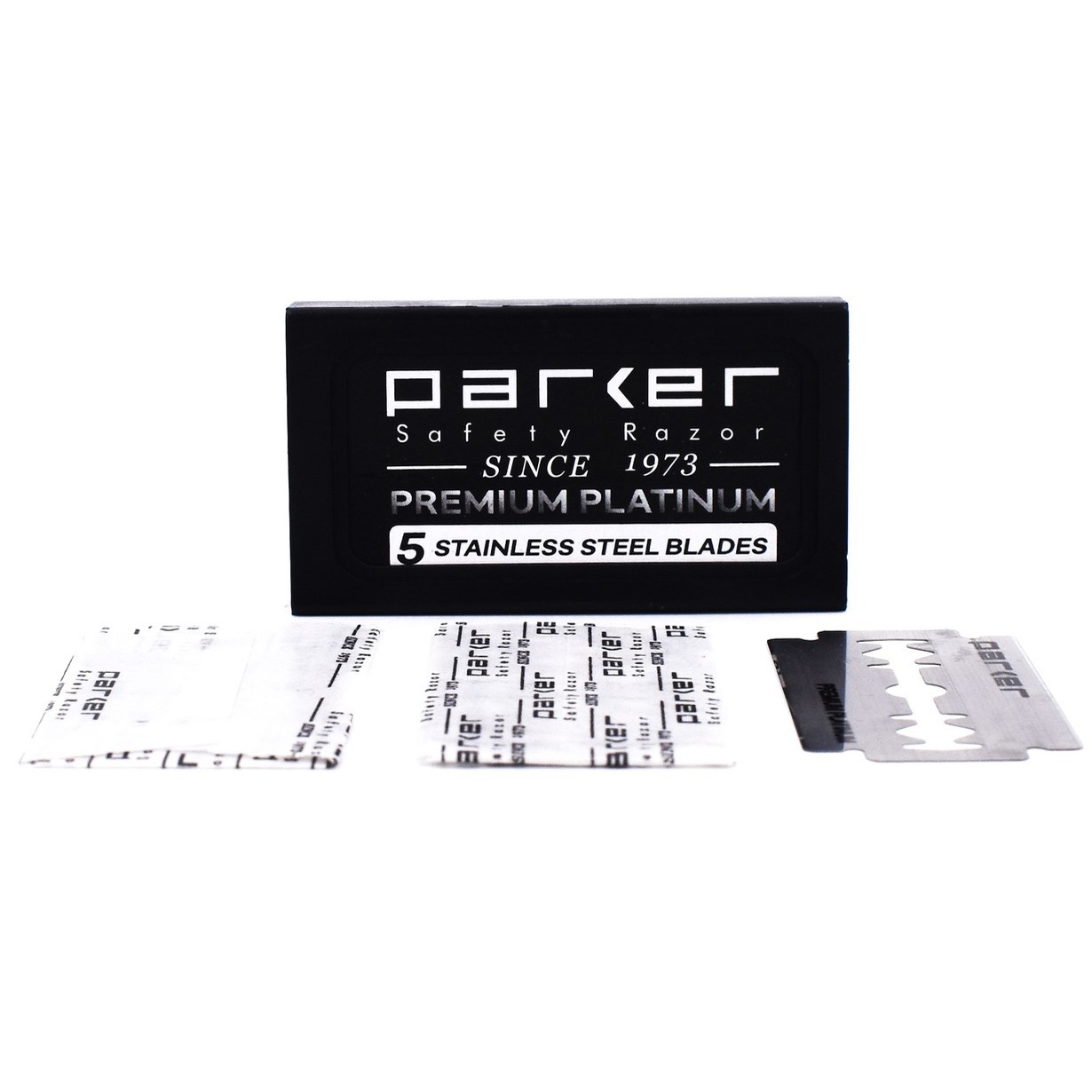 Läs mer om Parker Shaving DE Rakblad 5 Pack