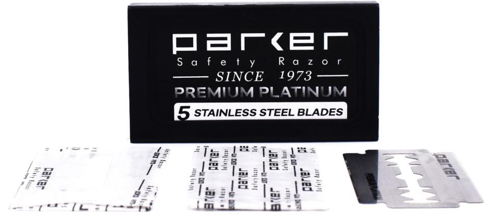 Parker Shaving DE Rakblad 5 Pack