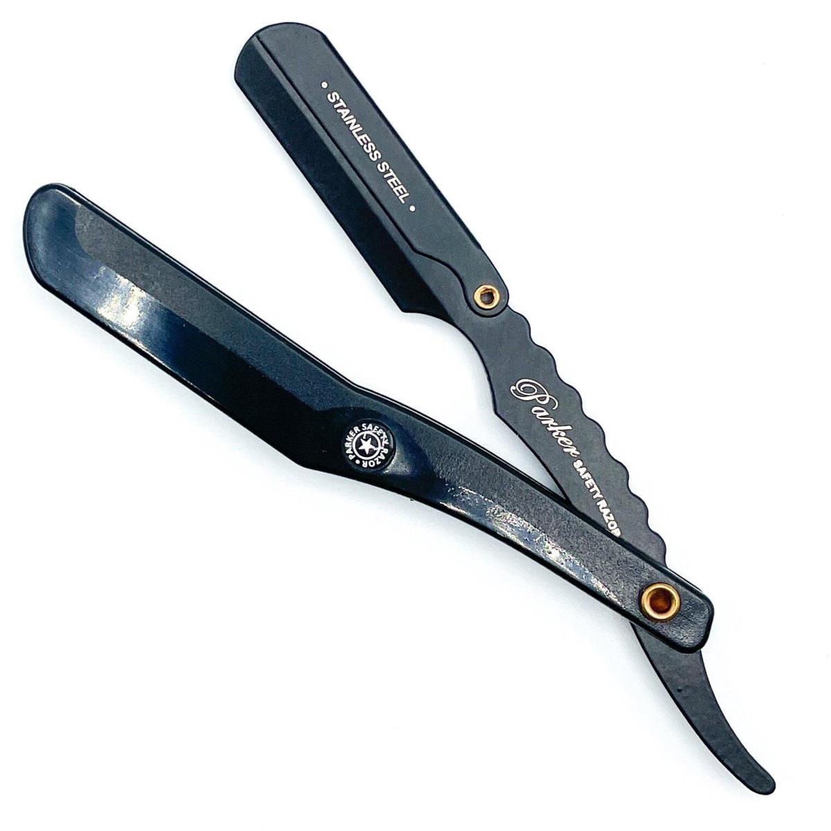 Parker Shaving SRBBA - Black ABS Handle Clip Type Black Blade Holder ...