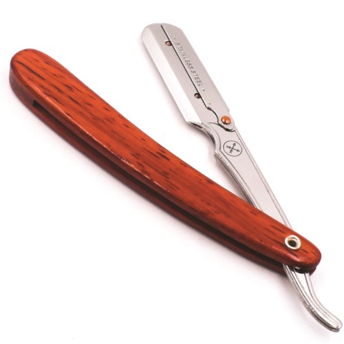 Parker Shaving SRRW - Rosewood Handle Clip Type Barber/Straight Razor