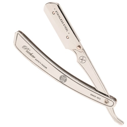 Parker Shaving SRX- Heavy Duty Stainless Steel Handle Clip Type Barber/Straight Razor