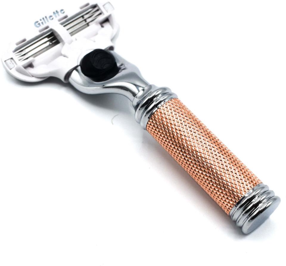 Parker Shaving TRVL-Ladies Venus Compatiable Rose Gold Textured Razor ...
