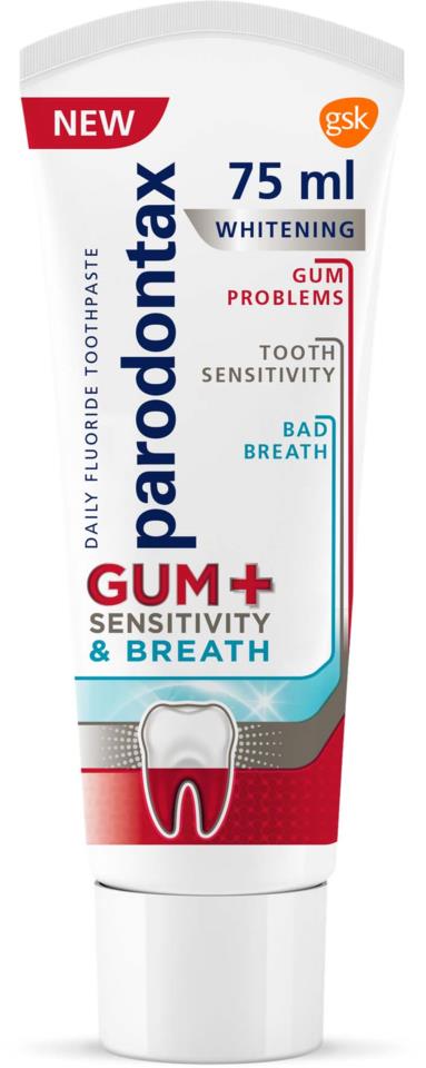 Parodontax Gum+ Sensitivity & Breath Whitening 75 ml