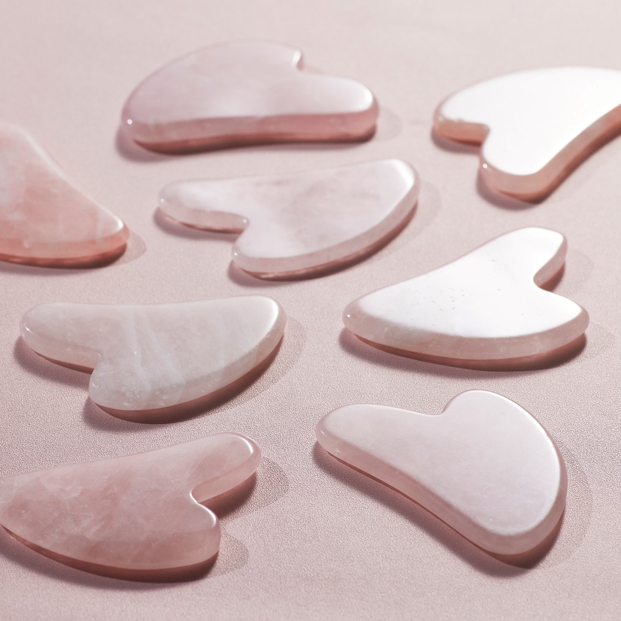 Parsa Beauty Nature Love Gua Sha Rose Quartz - kwarcowy kamień do masa (obrázok 4)