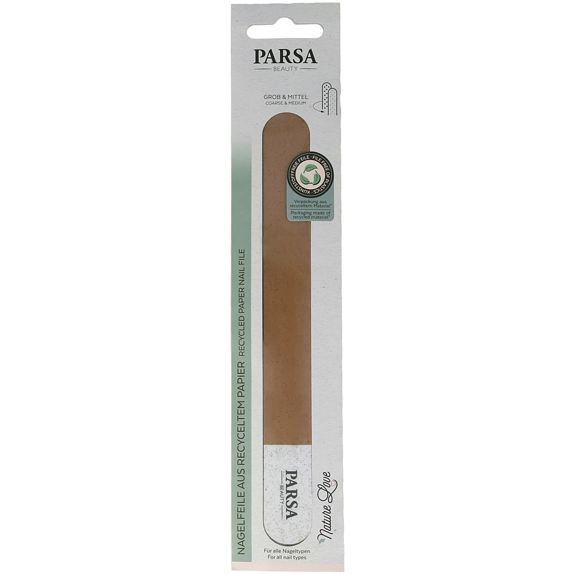Bilde av Parsa Beauty Nature Love Nail File Made From Recycled Paper