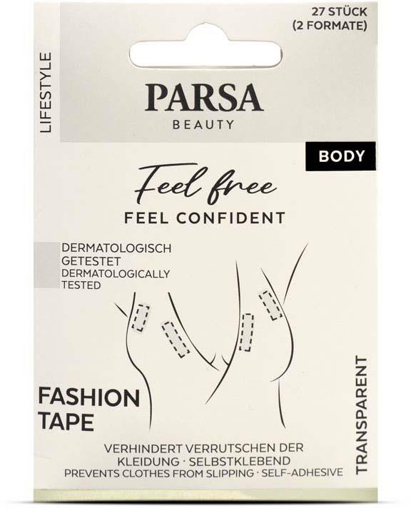 Parsa Beauty No Bra Day 27 Pcs Fashion Tape Transparent