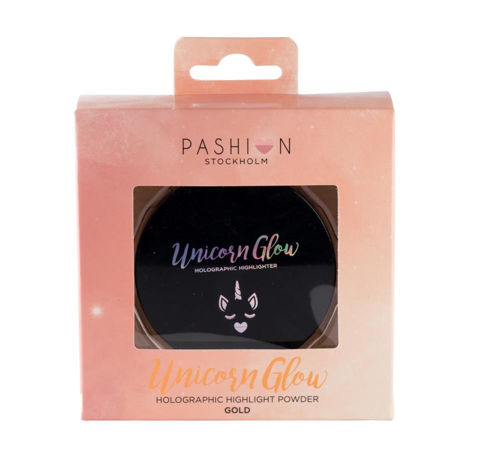 Pashion Stockholm Unicorn Glow Holographic Powder Gold