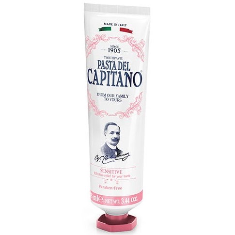 Läs mer om Pasta del Capitano 1905 Sensitive Toothpaste Travel Size 25 ml