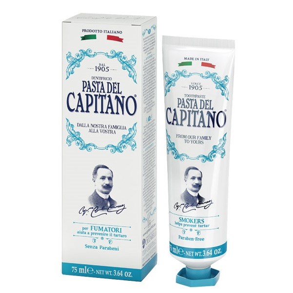 Läs mer om Pasta del Capitano 1905 Smokers Toothpaste 75 ml