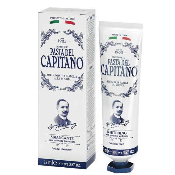 Läs mer om Pasta del Capitano 1905 Whitening Toothpaste 75 ml
