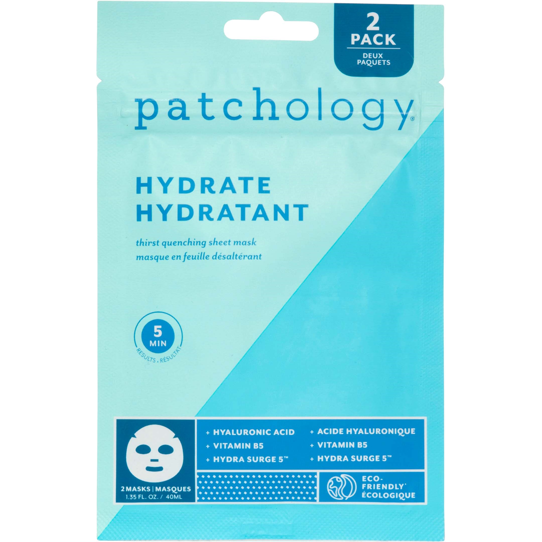 Läs mer om Patchology FlashMasque Hydrate 2 Pack Sheet Mask Duo