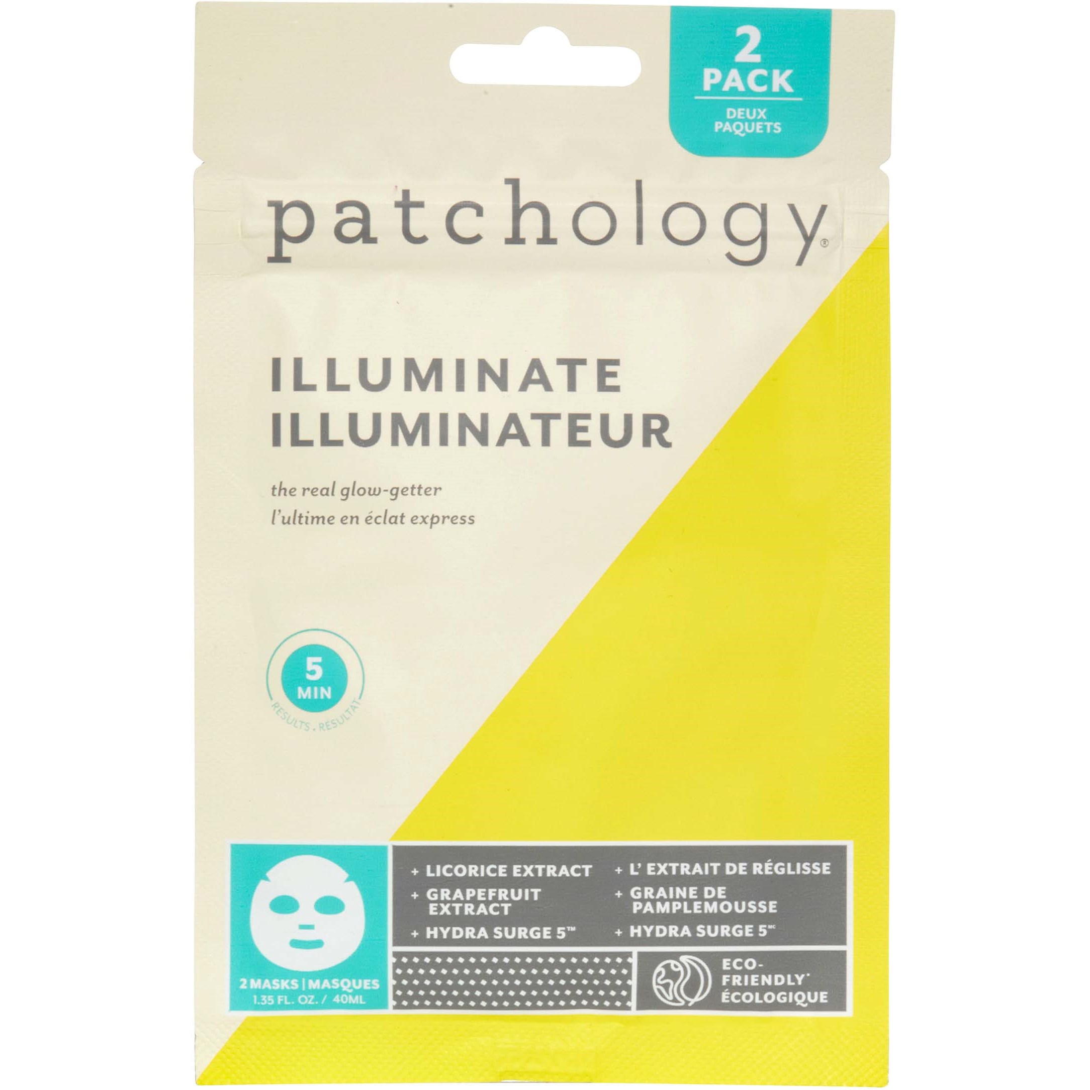 Läs mer om Patchology FlashMasque Illuminate 2 Pack Sheet Mask Duo