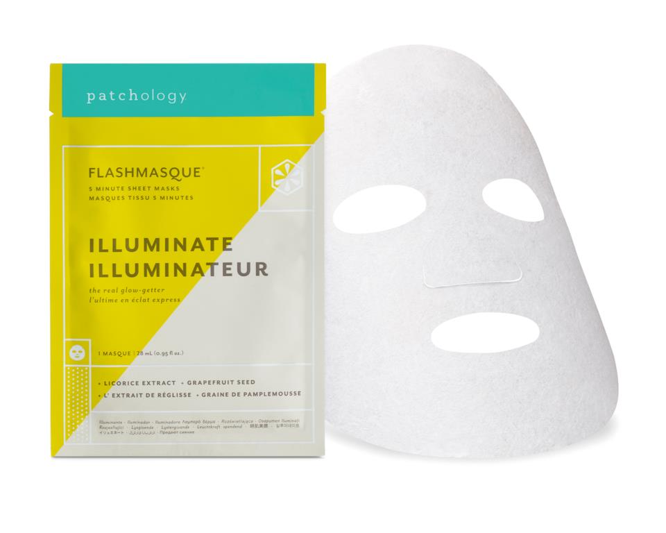 Patchology FlashMasque Illuminate Sheet Mask 4 pack