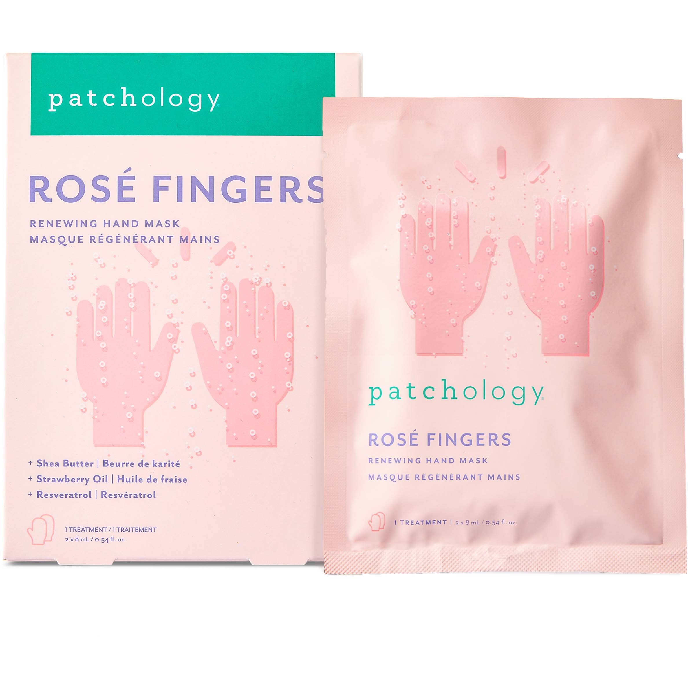 Läs mer om Patchology Rosé Fingers Renewing Hand Mask