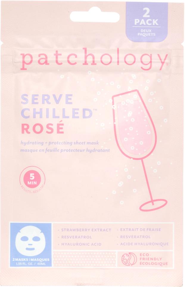 Patchology Serve Chilled Rosé Sheet Masque 2 Pack Duo