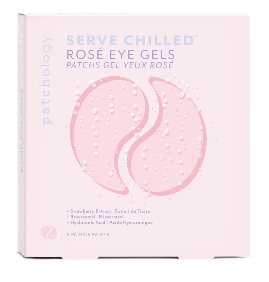 Patchology Serve Chilled Rosé Eye Gels 5 -pair box LIMITED EDITION