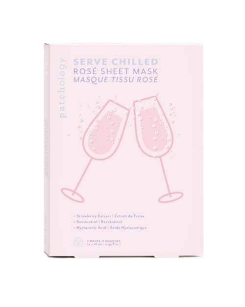Patchology Served Chilled Rosé Sheet Mask 4-pack