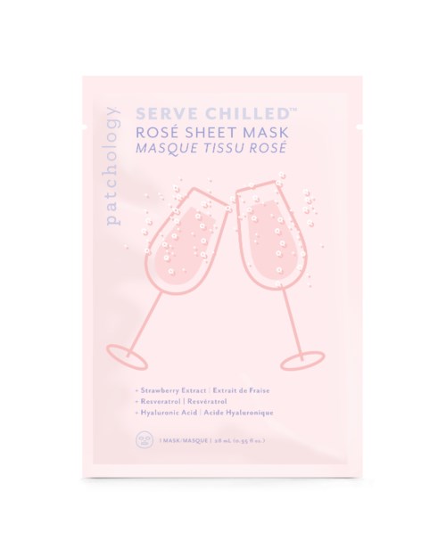Patchology Served Chilled Rosé Sheet Mask 4-pack